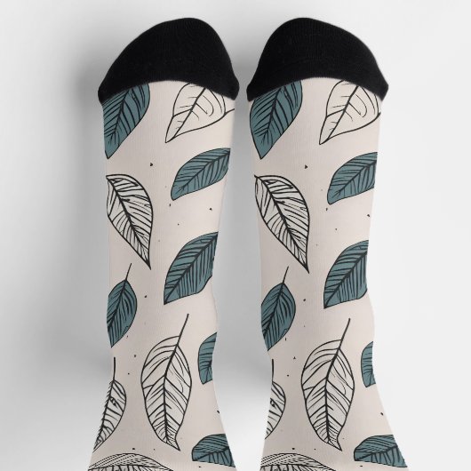 Boho verlasse art socken (Oben)