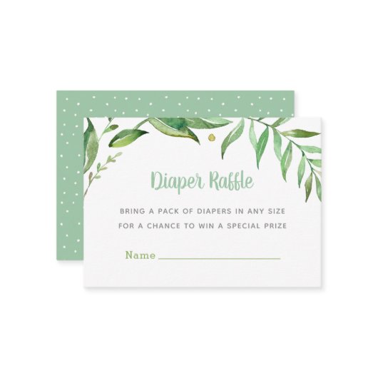 Boho Verlasse Babydusche-Windelwaschkarte Begleitkarte (Vorderseite/Rückseite Beispiel)