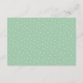 Boho Verlasse Babydusche-Windelwaschkarte Begleitkarte (Rückseite)