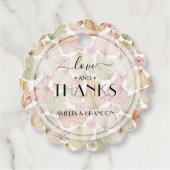 Boho Verlasse Blume Brautparty Geschenkanhänger (Vorderseite)