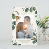 Boho Verlasse Botanisches ElfenbeinFoto Save the D (Stehend Vorderseite)