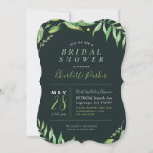 Boho Verlasse Bridal Dusche Einladung (Vorderseite)