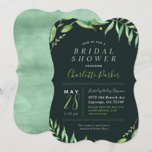 Boho Verlasse Bridal Dusche Einladung