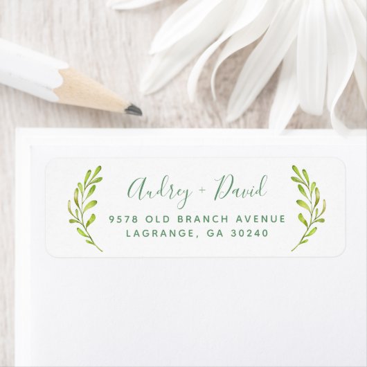 Boho Verlasse Personalisierte Rücksendeadressen-Au (Insitu)