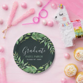 Boho Verlasse Personalisierten Abschluss Pappteller (Party)