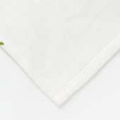 Boho Verlasse Personalisiertes Baby Milestone Foto Fleecedecke (Ecke)