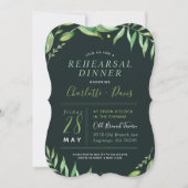 Boho Verlasse Probe Dinner Einladung (Vorderseite)