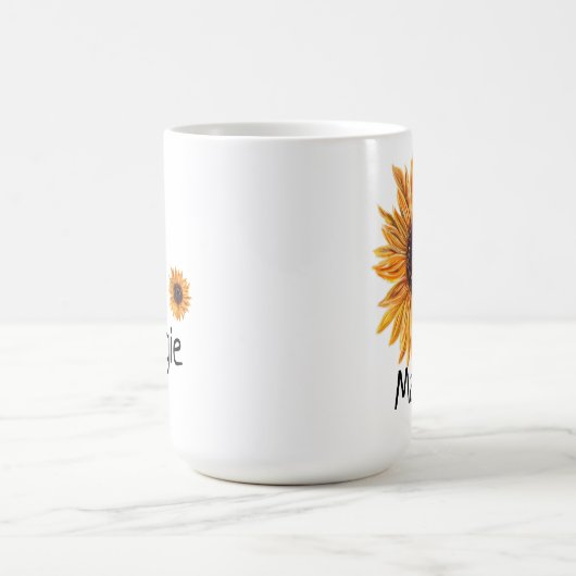 Boho VERLASSEN Tasse für das Design von Sonnenblum (Mittel)