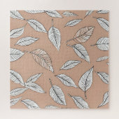 Boho verlässt Kunst Puzzle (Horizontal)