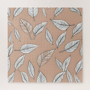 Boho verlässt Kunst Puzzle