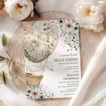 Boho Verrückte Gans Mädchen Baby Shower