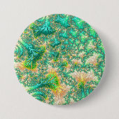 Boho-verschwommene, trippige, fraktale, abstrakte button (Vorderseite)