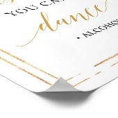 Boho vertrauen Sie mir können tanzen Zeichen rot r Poster (Ecke)