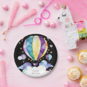 Boho Verzauberung Heißluftballon Geburtstag Pappteller (Party)