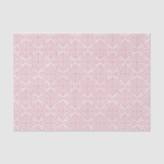 Boho Verziert Pink Whimsical Feminine Extravagant Seidenpapier (Vorderseite)