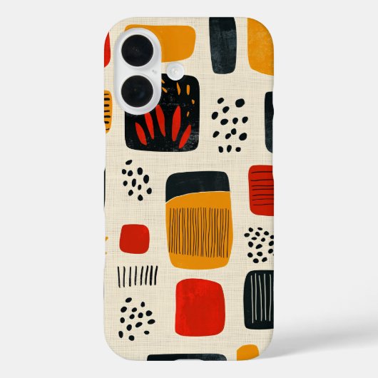 Boho Vibes - Abstraktes Tribal-Muster - Telefonbei Case-Mate iPhone Hülle (Rückseite)