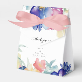 Boho Vibrant Blume Bevorzugung Box Geschenkschachtel