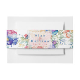 Boho Vibrant Blume Einladung Bly Band