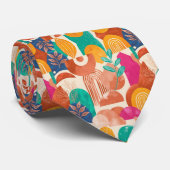 Boho Vibrant Colors Krawatte (Gerollt)
