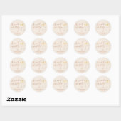 Boho Vielen Dank für den Sticker (Blatt)