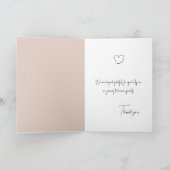 Boho Vielen Dank für Ihre Karte für die Wunder-Arb (Innenseite)