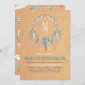 Boho Vintag Dreamcather Birthday Party Einladung (Vorne/Hinten)