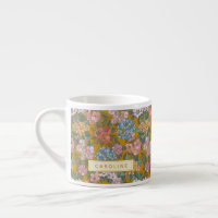 Boho Vintag Garden Blumengelb Name