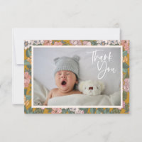 Boho Vintag Garden Floral Baby Foto Babydusche