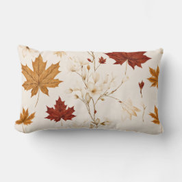 Boho Vintag Maple Blätter Winter Floral Muster Lendenkissen