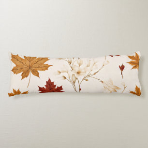 Boho Vintag Maple Blätter Winter Floral Muster Seitenschläferkissen