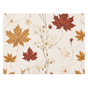 Boho Vintag Maple Blätter Winter Floral Muster Tischdecke