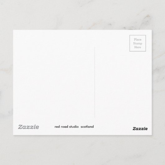 Boho Vintag Postkarte (Rückseite)