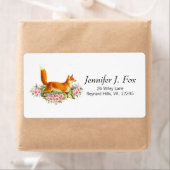 Boho Vintag Red Fox Pink Floral Rose (Insitu)