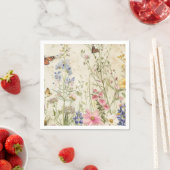 Boho Vintag Wildblume Baby Dusche Serviette (Beispiel)