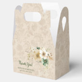 Boho Vintage Floral Botanical Wedding Geschenkschachtel (Geöffnet)