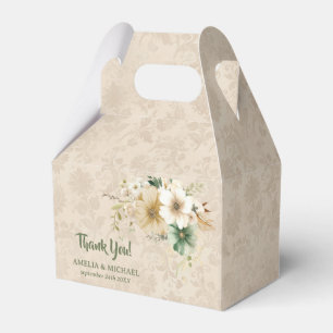 Boho Vintage Florale Botanische Hochzeit Geschenkschachtel