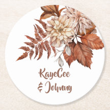 Boho Vintage Herbst Terrakotta Blumenhochzeit