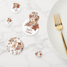 Boho Vintage Herbst Terrakotta Florale Hochzeit