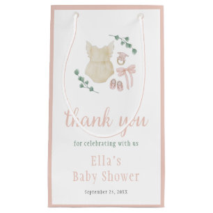 Boho Vintage Outfit Babyparty Kleine Geschenktüte