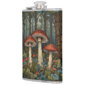 Boho Vintage Pilze Wald Flachmann (Links)