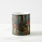 Boho Vintage Pilze Wald Kaffeetasse (Mittel)