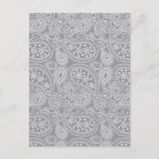 Boho Vintage Postkarte (Vorderseite)