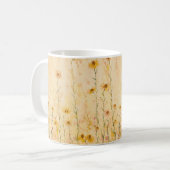 Boho Vintage Wildblumen Kaffeetasse (Vorderseite Links)
