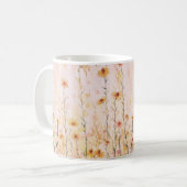 Boho Vintage Wildblumen Kaffeetasse (Vorderseite Links)