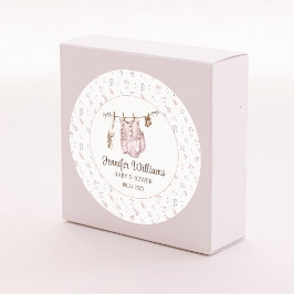 Boho Vintages Mädchen Dusche runden Aufkleber