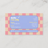 Boho Visitenkarte (Rückseite)