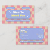 Boho Visitenkarte (Vorne/Hinten)