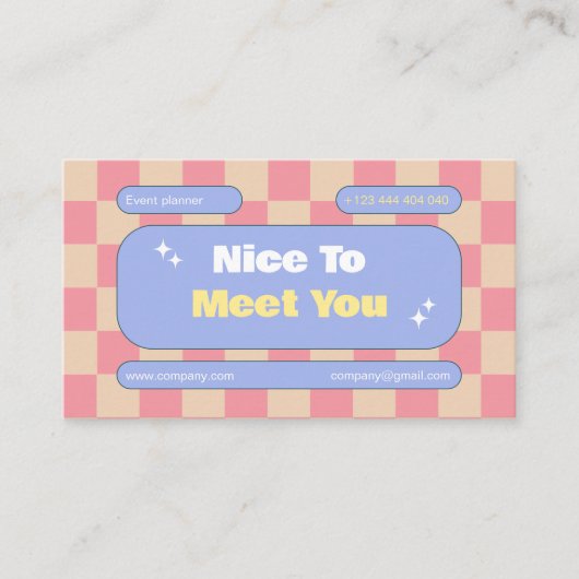 Boho Visitenkarte (Vorderseite)