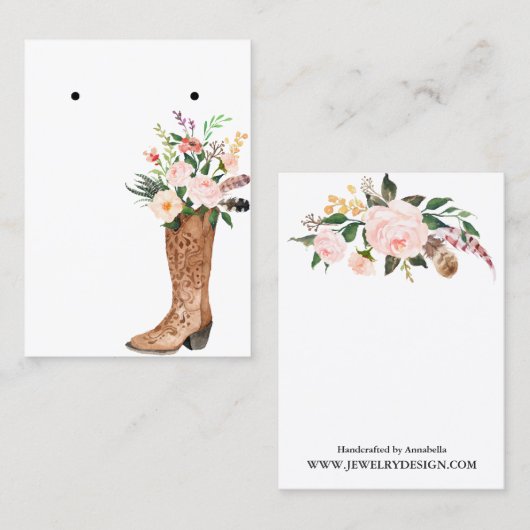 Boho Visitenkarte (Vorne/Hinten)