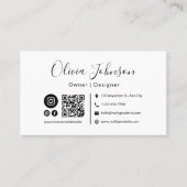 Boho-Visitenkartenvorlage Visitenkarte (Vorderseite)